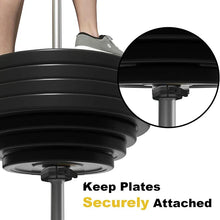 Load image into Gallery viewer, Non Slip 2 Inch Olympic Barbell Clamps with Quick Release Spin Lock