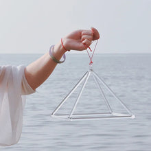 Load image into Gallery viewer, Clear Crystal Singing Pyramid Professional Quartz Tower