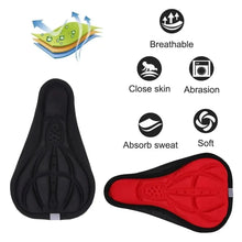 Load image into Gallery viewer, 2025 Bicycle Saddle 3D Soft Cycling Seat Cover
