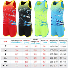 Load image into Gallery viewer, Women Track And Field Suits Breathable Sprint Running Vest Shorts