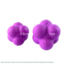 Load image into Gallery viewer, 1Pc Hexagonal Reaction Ball Silicone Agility Coordination Reflex Exercise