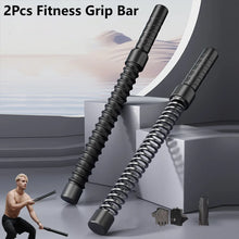 Load image into Gallery viewer, 2Pc Strength Training Bar Ergonomic Fitness Grip Bar Biceps Triceps Strengthener