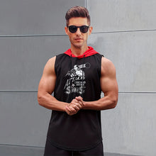 Load image into Gallery viewer, 2024 New Men's Sleeveless Hooded Bottom Shirt