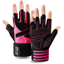 Load image into Gallery viewer, Workout Gloves with Wrist Wrap Support,