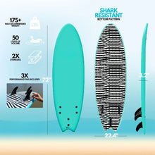 Load image into Gallery viewer, Surfboard Performance Fish Soft Top Surf Board
