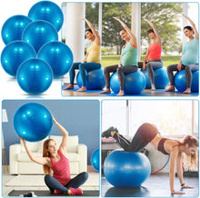 Load image into Gallery viewer, 6 Pcs Yoga Ball Exercise Ball PVC Stability Balance