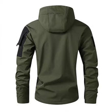 Load image into Gallery viewer, Men's Winter Autumn SoftShell Fleece Waterproof Jackets Cargo Hood Coats Fishing Hiking