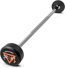 Load image into Gallery viewer, Rubber Coated Fixed Barbell,