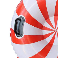 Load image into Gallery viewer, Inflatable Ski Circle Winter Inflatable Snow Tire with Handle Skiing Circle Rings Thickened PVC Snowboard