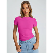 Load image into Gallery viewer, Trendy Queen Womens Basic T Shirts Summer Tops