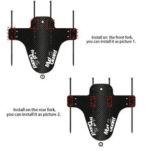 Load image into Gallery viewer, Carbon Pattern Bicycle Fender Portable Road Mountain Bike Mud Guard