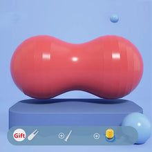 Load image into Gallery viewer, 1 Piece Thickened PVC Capsule Yoga Ball Explosion-Proof Peanut Yoga Ball
