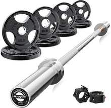 Load image into Gallery viewer, 4ft/4.8ft/6ft Olympic Barbell for Strength and Weightlifting Training