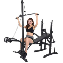 Load image into Gallery viewer, Best Selling Multi Functional Weightlifting Adjustable Decline Weight Lifting Bench Press
