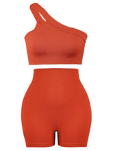 Load image into Gallery viewer, CHRLEISURE Seamless Sports Set Women Fitness Outfit Rib Yoga Suit