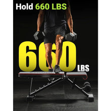 Load image into Gallery viewer, Adjustable Weight Bench for Full Body Workout