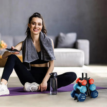 Load image into Gallery viewer, Neoprene Dumbbell Free Hand Weight Set with Storage Rack