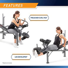 Load image into Gallery viewer, Standard Weight Bench Incline with Leg Developer and Butterfly Arms