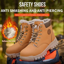 Load image into Gallery viewer, Latest 2024 Fashion Winter Warm Men Work Safety Boots