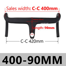 Load image into Gallery viewer, KOCEVLO X01 Road Bike Full Carbon Fiber Stem Integrated Bicycle Handlebar