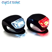 Load image into Gallery viewer, 2 PCS Silicone Bicycle Front Rear Light Set Night Riding Safety