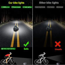 Load image into Gallery viewer, Bicycle Light Front 8/17LED 25500Lumen Bike Light 10000mAh