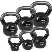 Load image into Gallery viewer, Combo Kettlebells Vinyl Coated Weight Sets