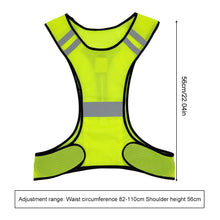 Load image into Gallery viewer, High Visibility Running Vest Breathable Night Work Safety Vest
