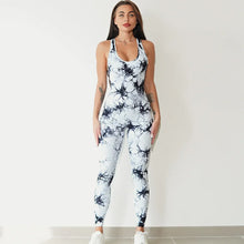 Load image into Gallery viewer, Seamless Tie-Dyed Yoga Jumpsuits