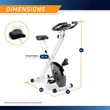 Load image into Gallery viewer, Foldable Upright Exercise Bike with Adjustable Resistance for Cardio Workout