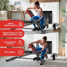 Load image into Gallery viewer, Multi-Functional Gym Bench for Full All-in-One Body Workout