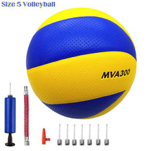 Load image into Gallery viewer, PU Soft Size 5 Volleyball V300W MVA300 Ball Indoor Outdoor Volleyball