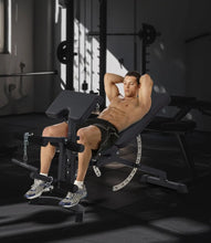 Load image into Gallery viewer, Adjustable Weight Bench with Preacher Pad Leg Extension and Leg Curl 800LBS Workout Bench