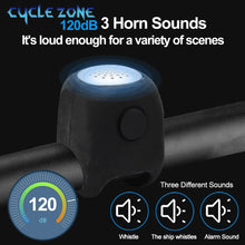 Load image into Gallery viewer, Electric Bicycle Bell Bike Horn 3 Sound Mode