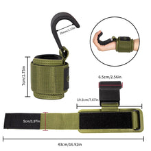 Load image into Gallery viewer, Weight Lifting Hook Grips with Wrist Wraps