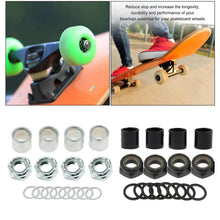 Load image into Gallery viewer, Skateboard Truck Spacers Nuts