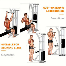 Load image into Gallery viewer, Fitness 360° Rotating Straight Bar Pull Down Bar Bicep Tricep Rope Cable