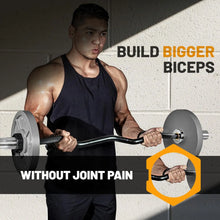Load image into Gallery viewer, EZ Curl Bar for Bicep and Tricep Workouts