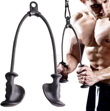 Load image into Gallery viewer, Fitness Biceps Triceps Rope Pull Down Grip Handles