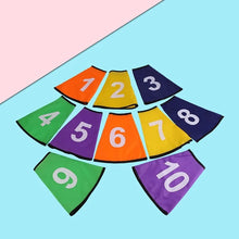 Load image into Gallery viewer, 10 Pcs Football Sign Bucket Number Sleeves
