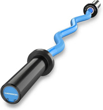 Load image into Gallery viewer, 47" EZ Curl Bar 500-lbs Capacity Steel Barbell