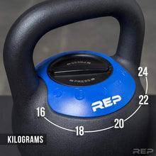 Load image into Gallery viewer, Adjustable Kettlebell with Matte Powder Coating
