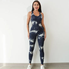 Load image into Gallery viewer, Seamless Tie-Dyed Yoga Jumpsuits