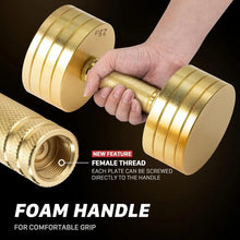 Load image into Gallery viewer, Upgraded Adjustable Steel Dumbbells 40LB / 60LB - 2 in 1 Dumbbell Barbell Set