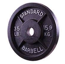 Load image into Gallery viewer, Cast iron Baked Paint Barbell Piece, Weightlifting Plates