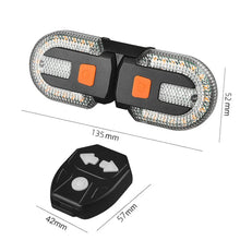 Load image into Gallery viewer, Bike Turn Signal Rear Light Remote Lights LED Rechargeable