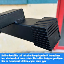 Load image into Gallery viewer, Home Gym Steel Calf Raise Bar Standing Calf Raise Machine For Calf Stretching