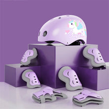 Load image into Gallery viewer, 7pcs/Set Roller Skating Protective Gear Set For Children Aged 2-14