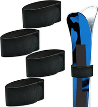 Load image into Gallery viewer, Ski Fastener Straps Adjustable Ski Straps for Carrying Bands with Protector Pads