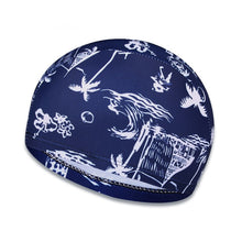Load image into Gallery viewer, New Printed Men Swimming Cap Women Long Hair Swim Pool Hat
